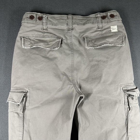 American Eagle Outfitters Cargo Pants Mens 28x30 Gray 360 Lived-In Flex Slim - Picture 12 of 13